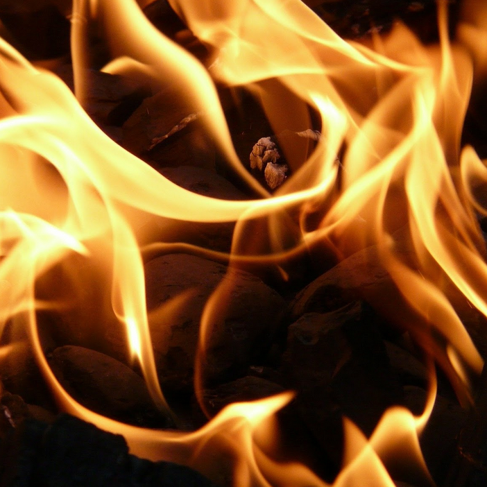 barbecue au feu de bois