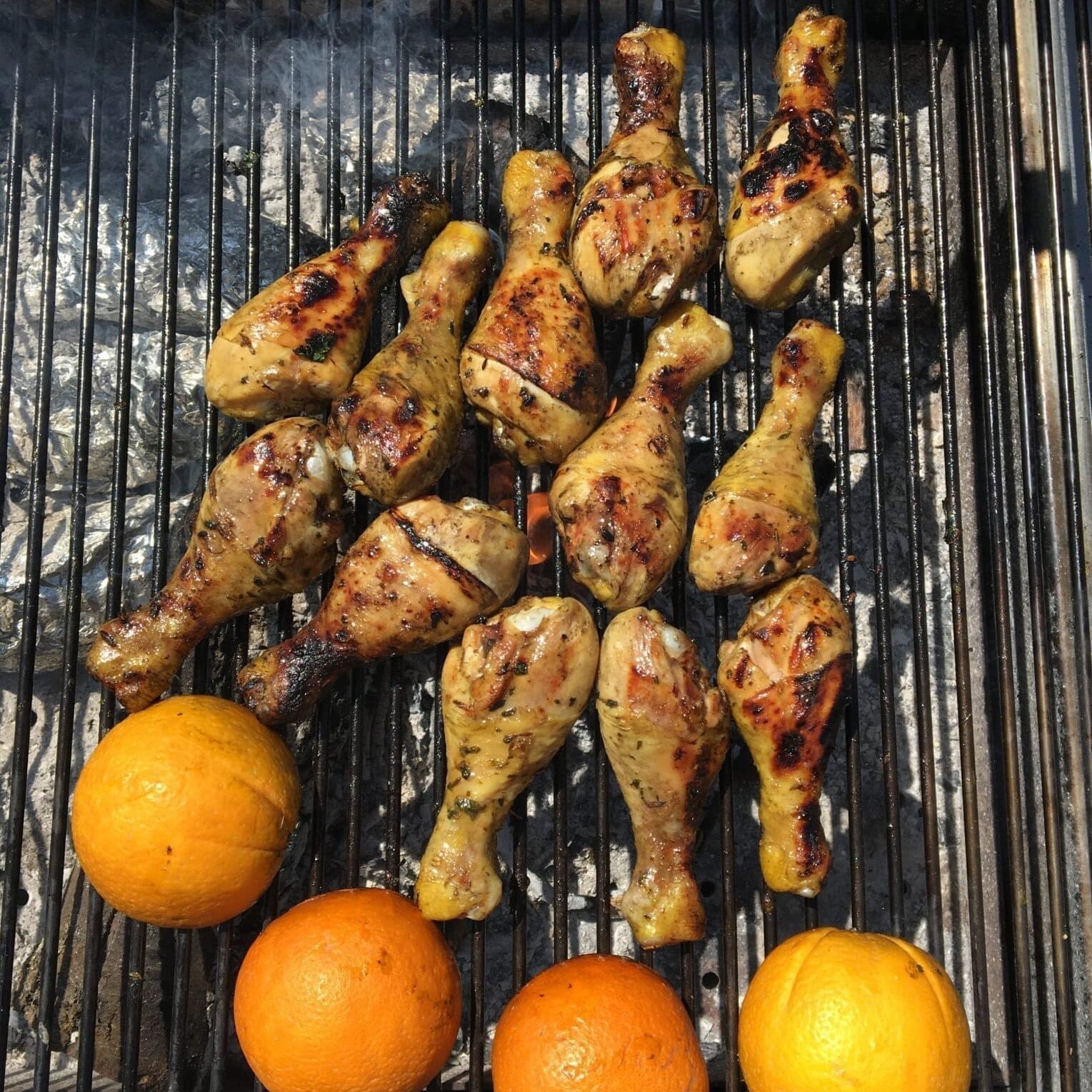 Pilons de poulet à l'orange et à la bière