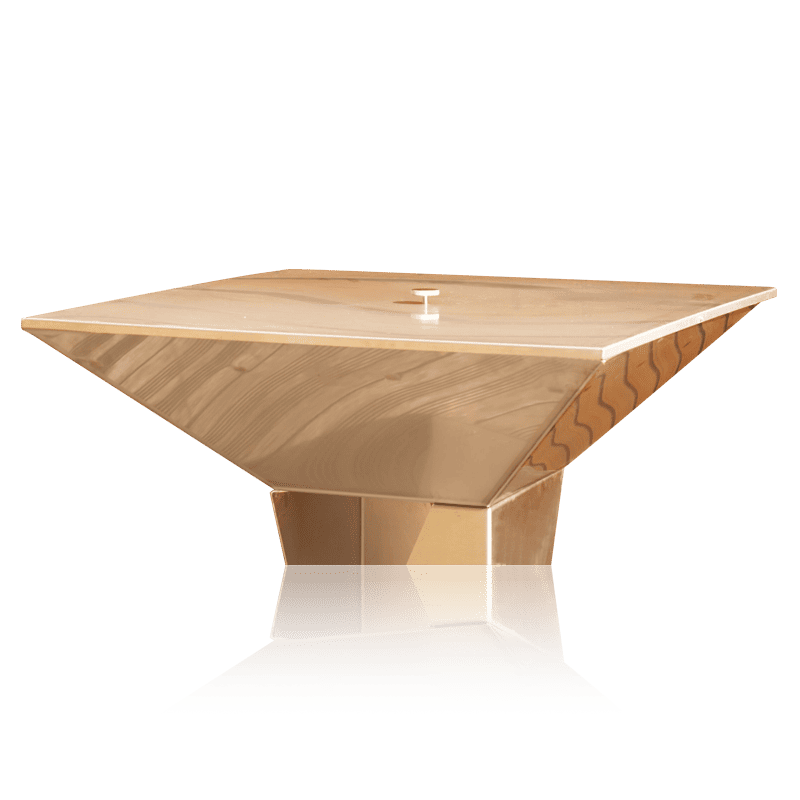 Couvercle plancha feu de bois